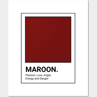 MAROON Posters and Art